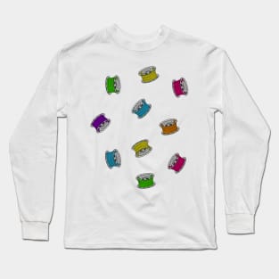 colorful bobbins Long Sleeve T-Shirt